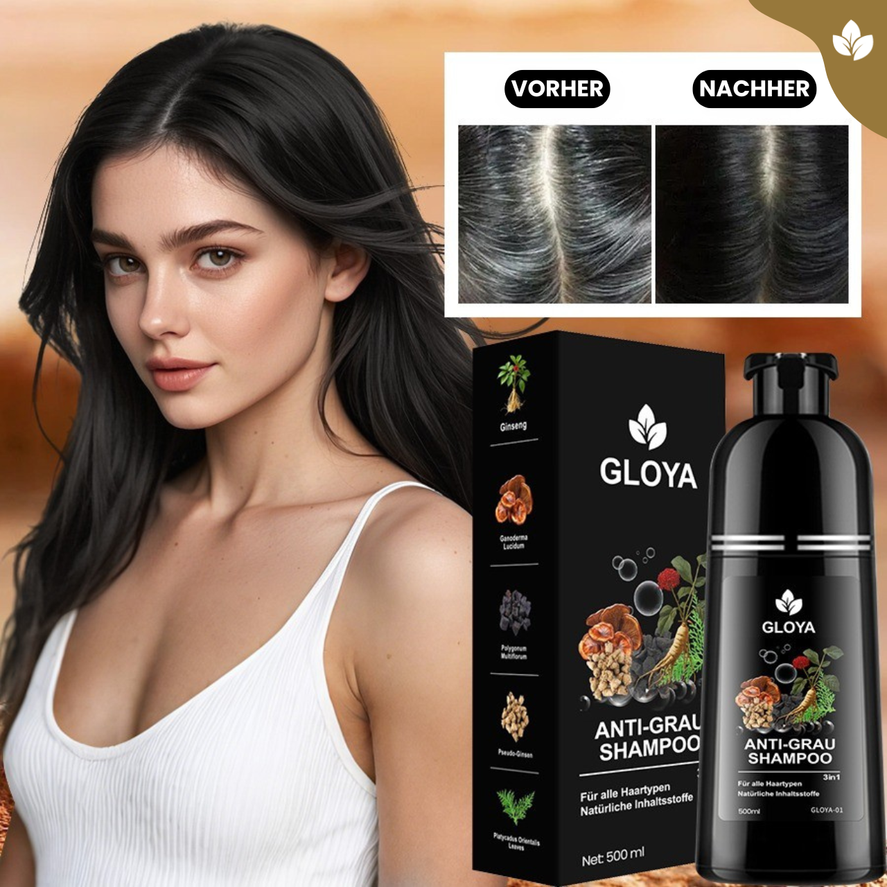 Gloya Anti-Grau Shampoo