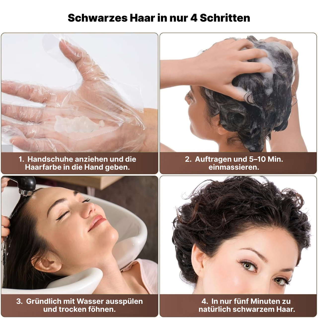 Gloya Hair Dye Shampoo